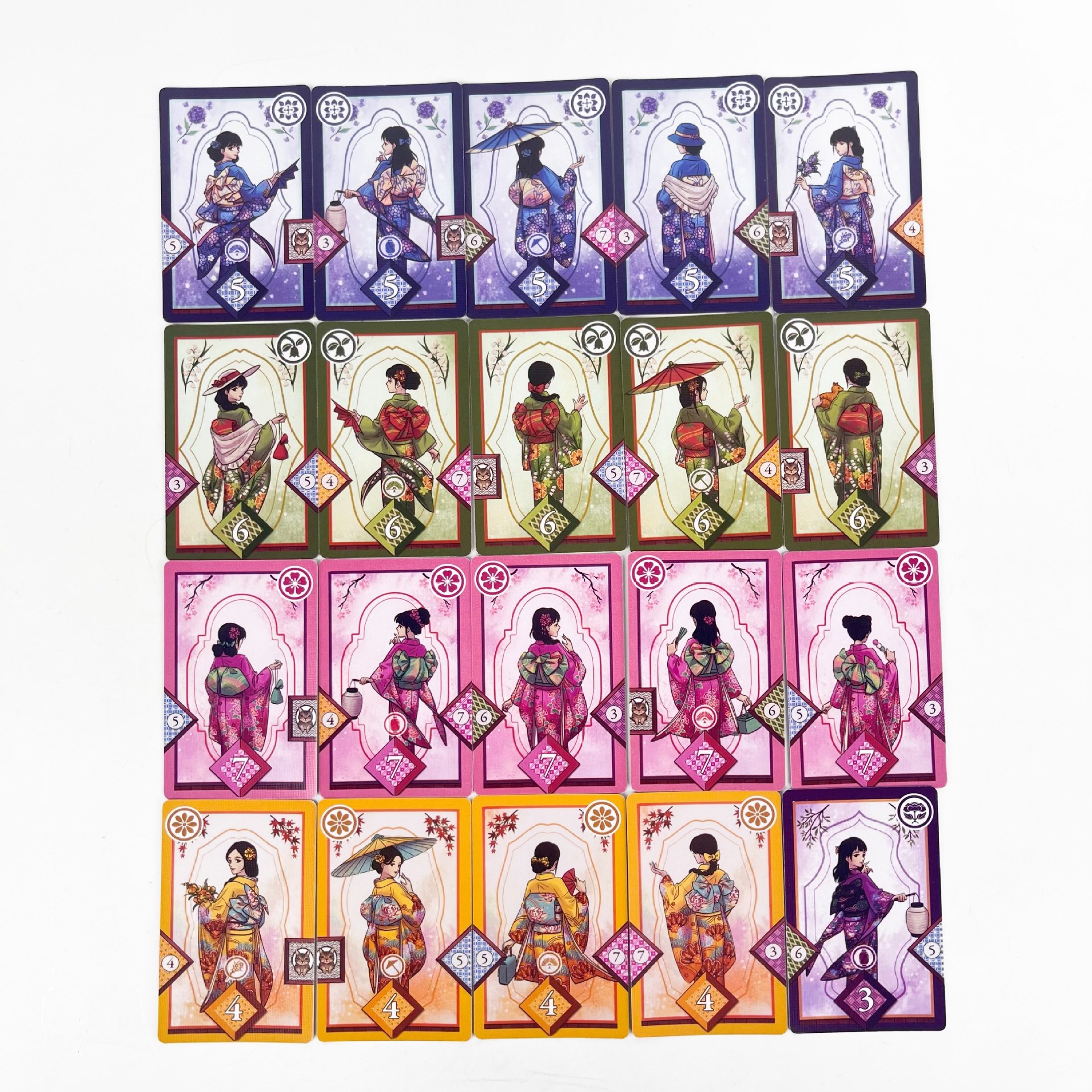 Kimono Memories Bilingual Two-Player Card Game product view 2