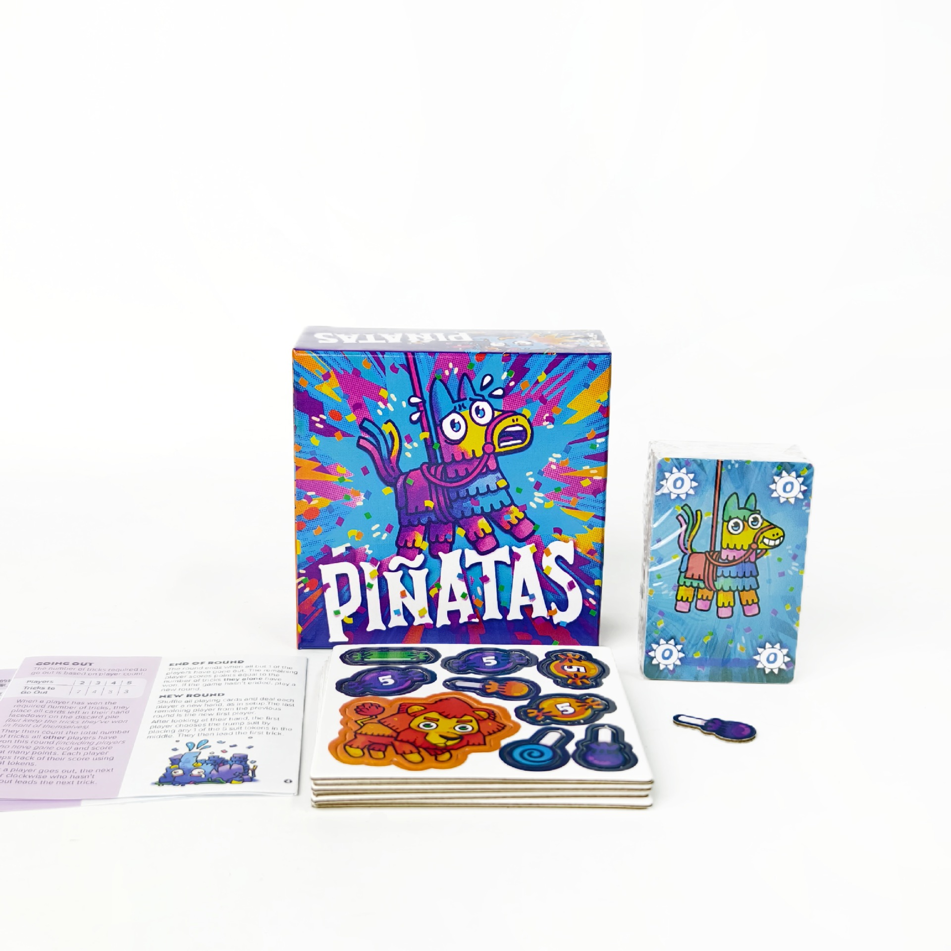 Piñatas Bilingual Trick-Taking Card Game product view 3