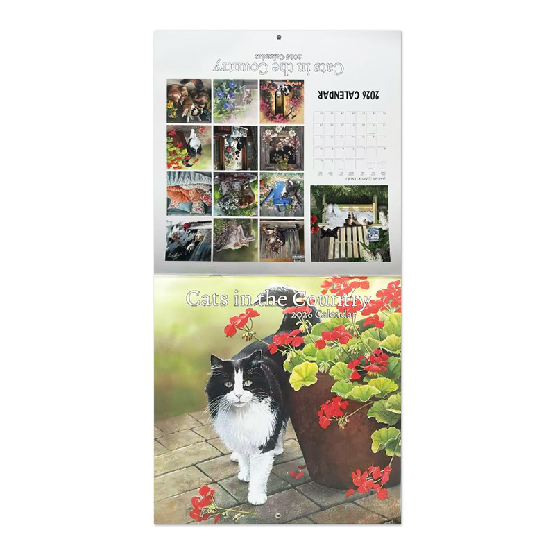 Cats in the Country 2026 Wall Calendar product view 5