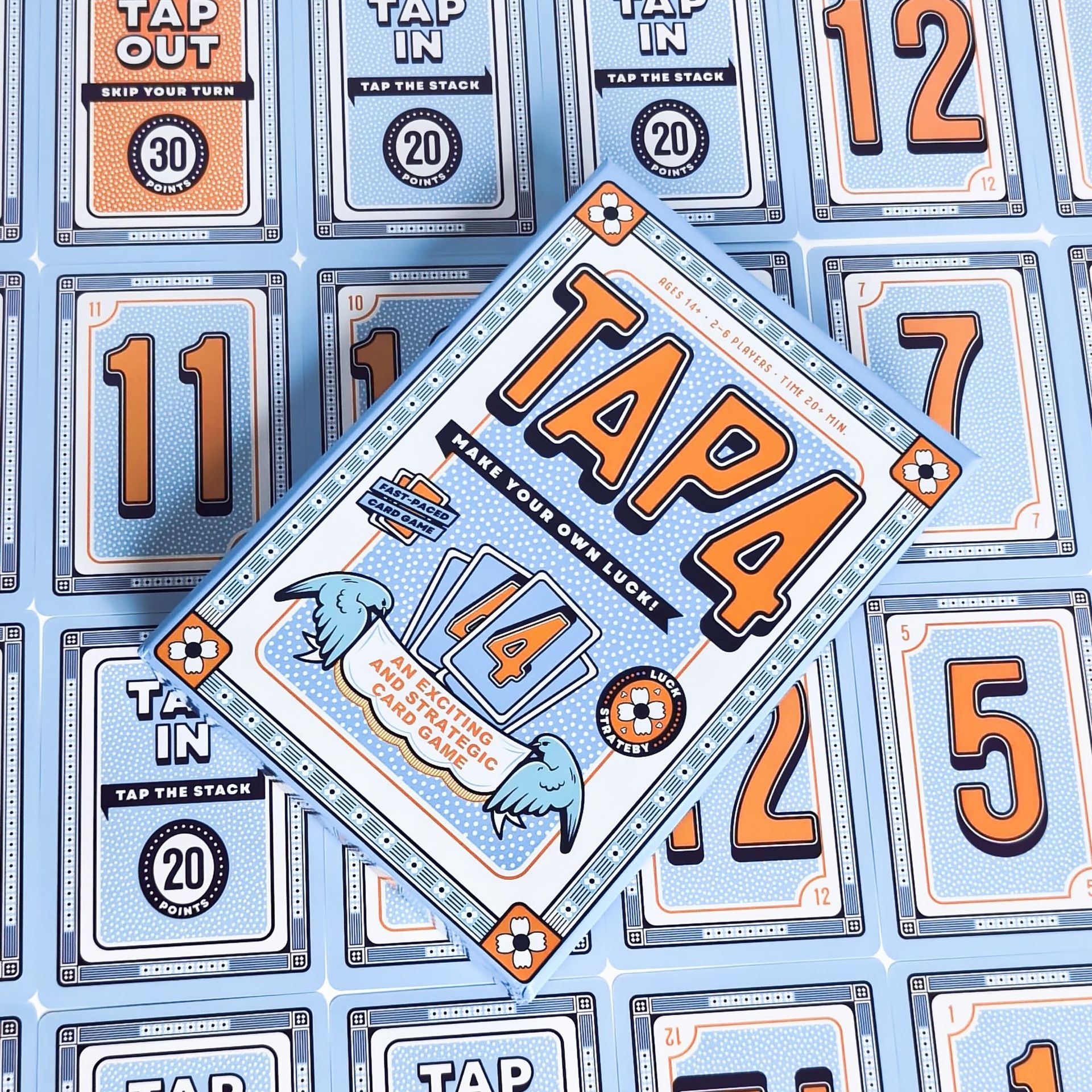 TAP4 Bilingual Fast Strategy Card Game product view 3