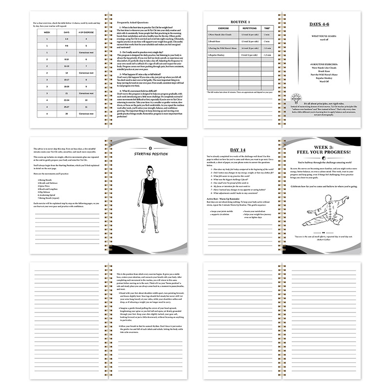 Tai Chi for Seniors 28-Day Wellness Journal product view 3