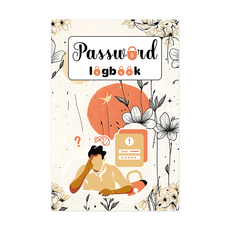 Password Book and Internet Login Organizer