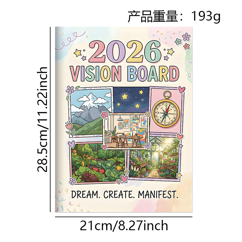 2026 Vision Board and Future Planning Workbook product view 2