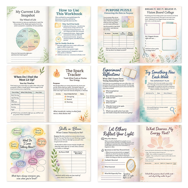 Find Your Fire and Wellness Guidebooks – 6 Options product view 3