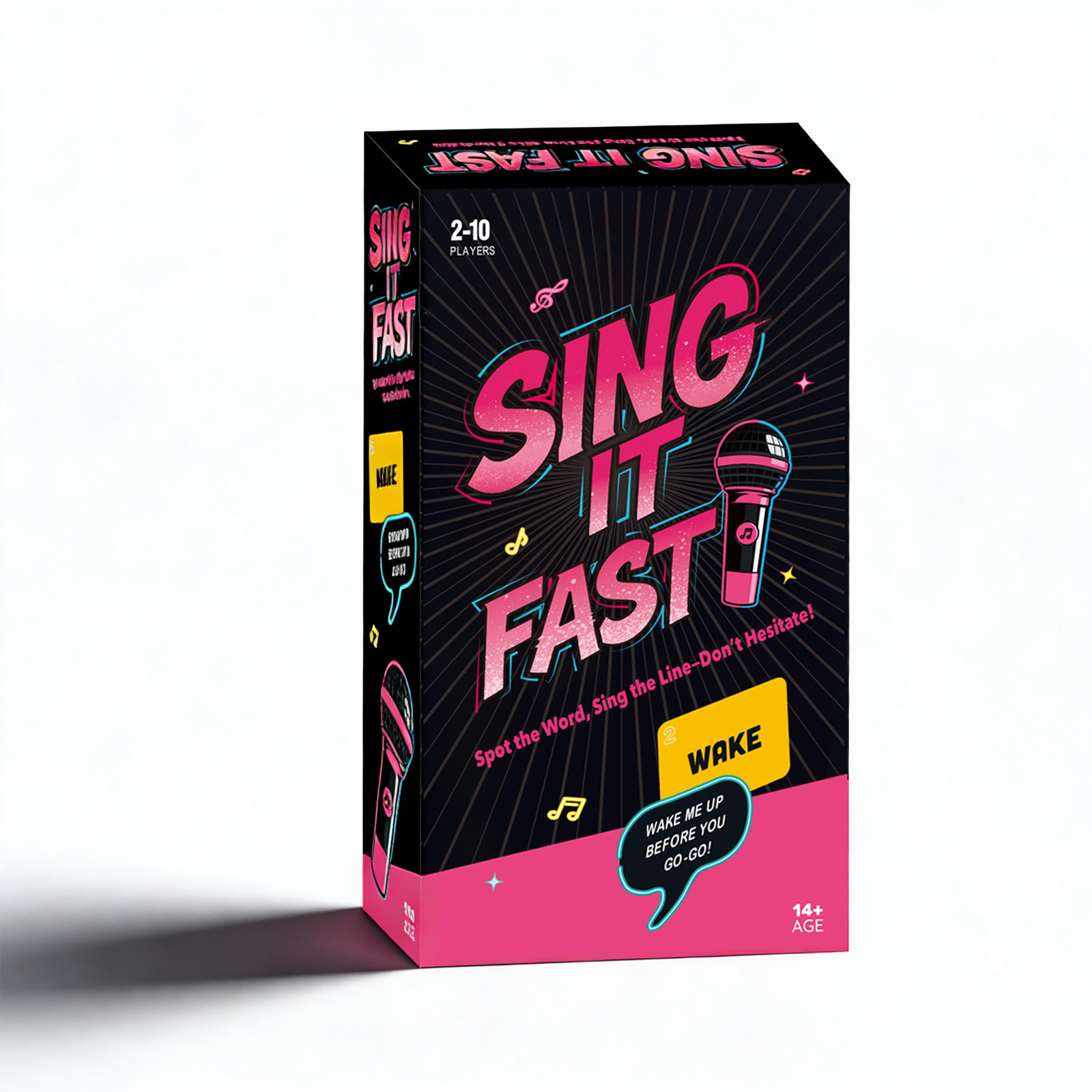 Sing It Fast Music Party Card Game