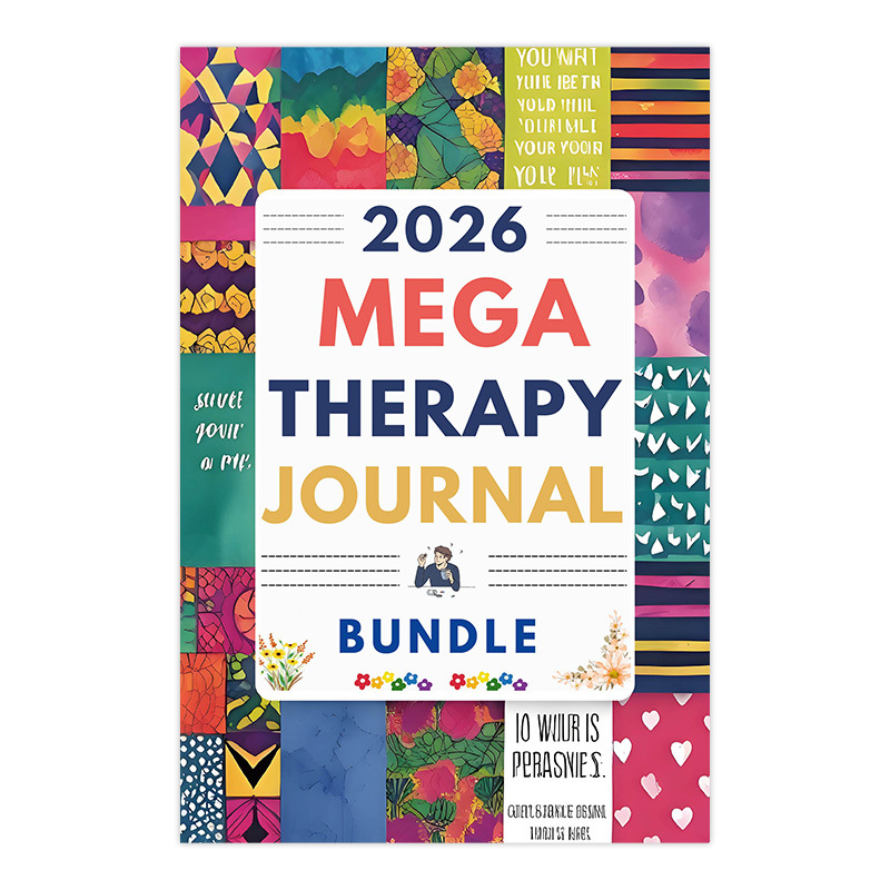2026 Mega Therapy Journal for Mental Wellness product view 5