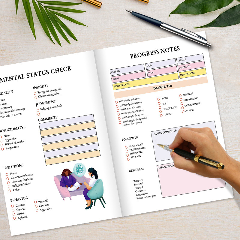 2026 Mega Therapy Journal for Mental Wellness product view 4