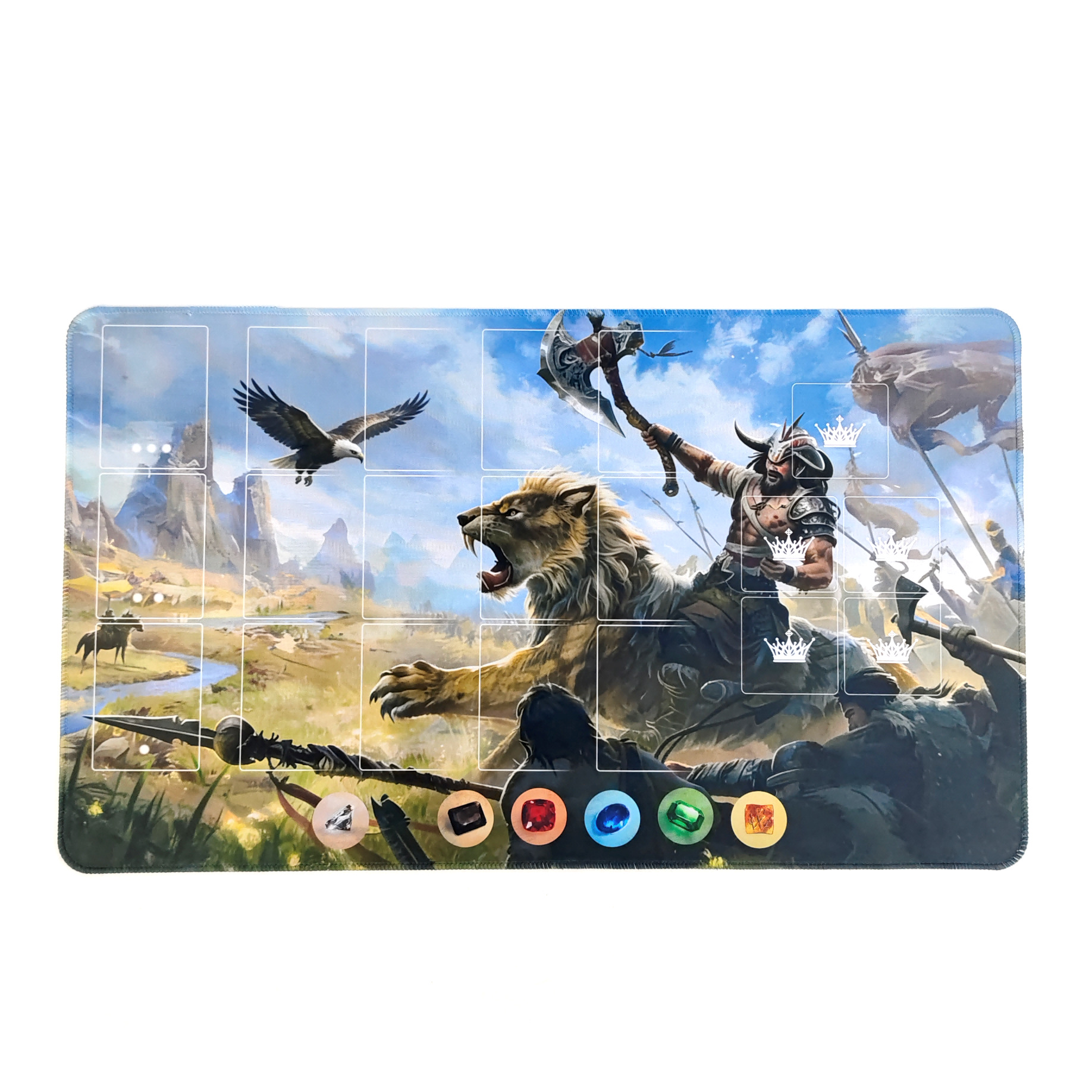 Splendor Board Game, Duel, Expansions and Playmat Collection – Splendor Chiyou Theme Playmat