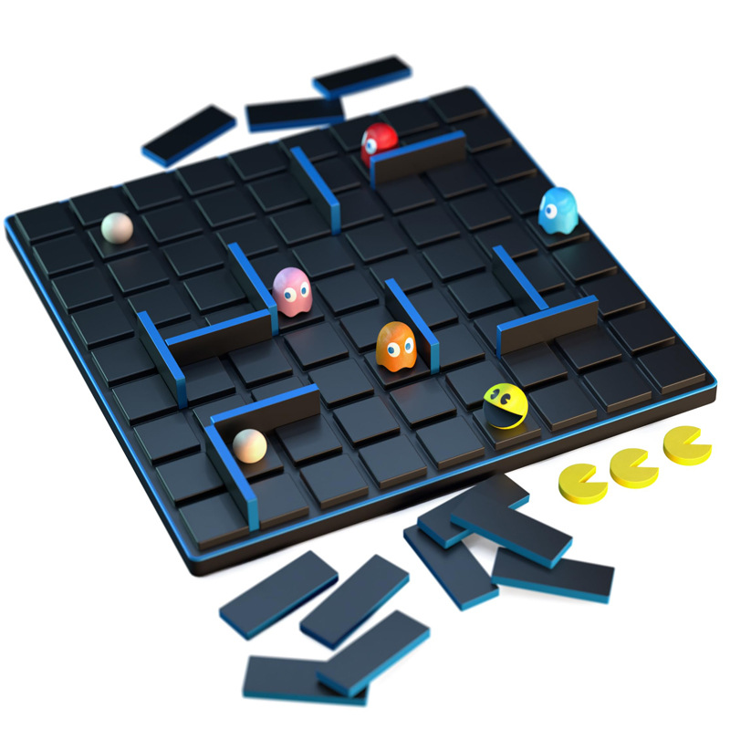 Quoridor Pac-Man Family Strategy Board Game