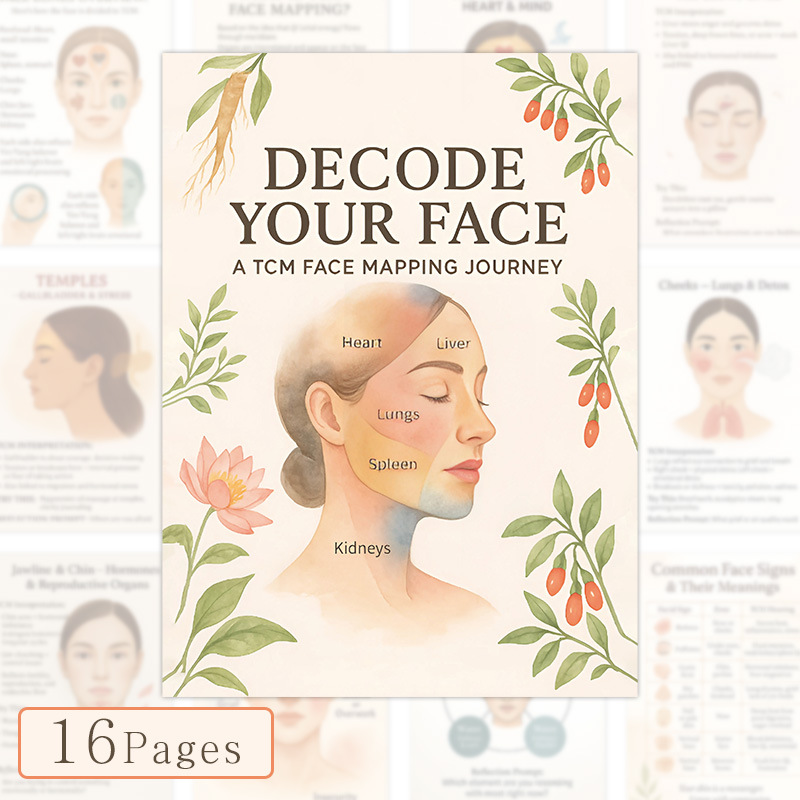 Decode Your Face Traditional Chinese Medicine Face Map