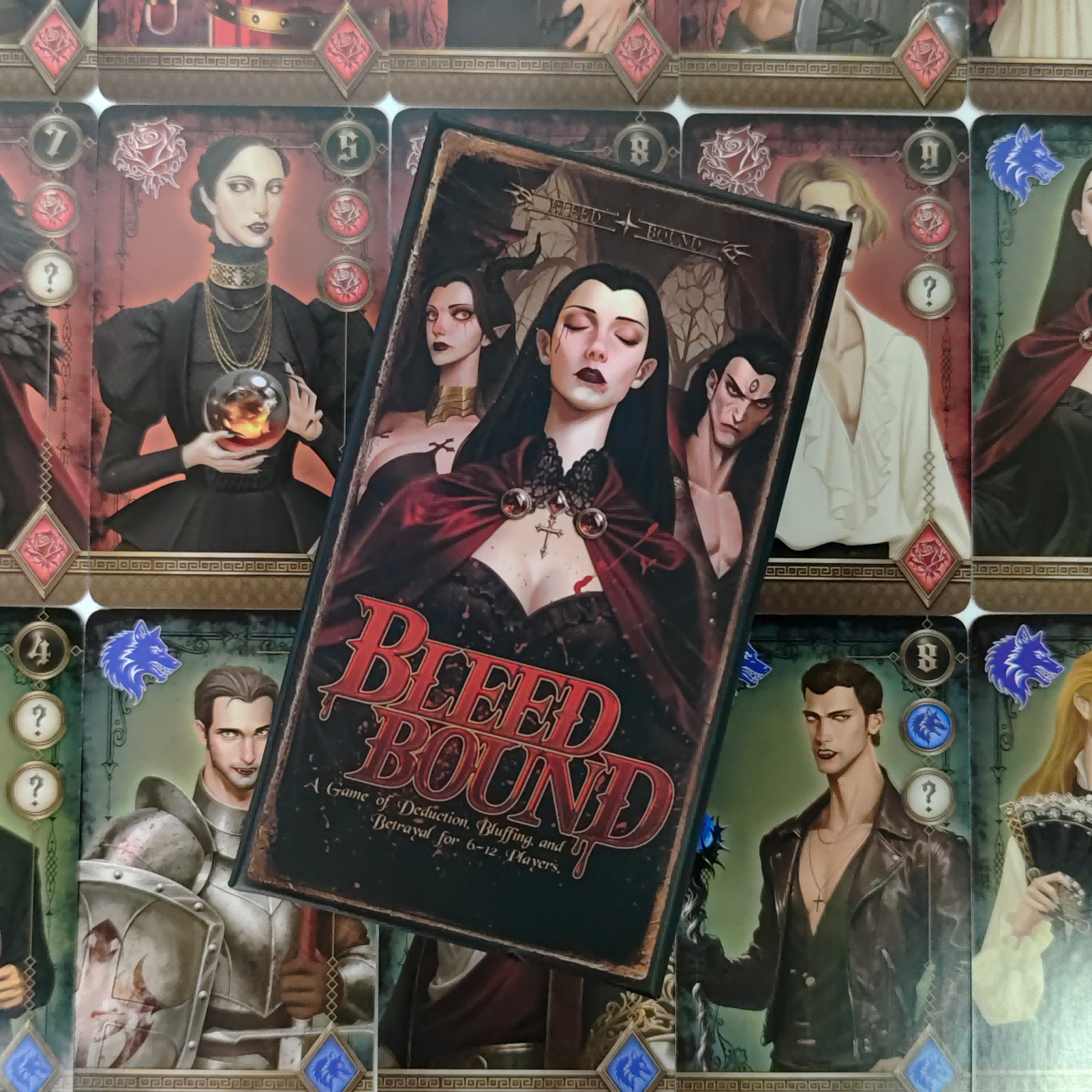 Blood Bound Chinese Edition Hidden-Role Card Game product view 4