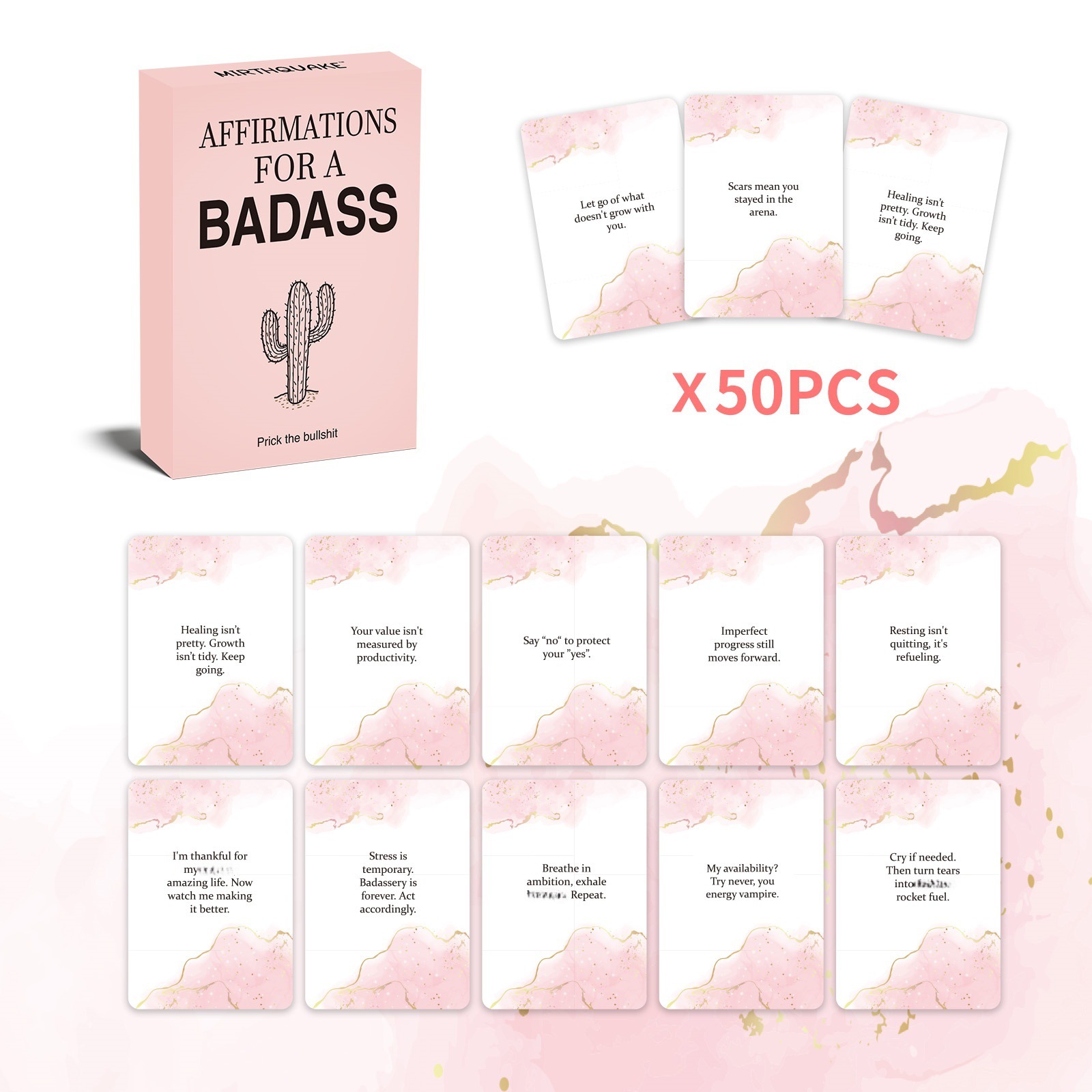 Affirmations for a Badass Card Deck product view 4
