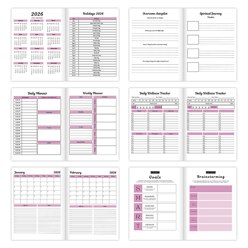 2026 Spirituality Journal and Planner product view 3