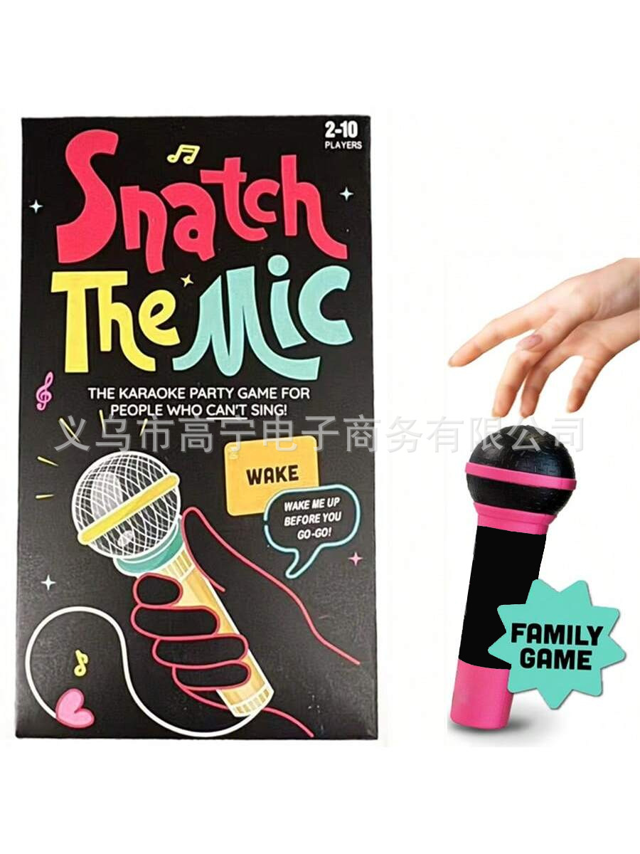 Snatch the Mic Karaoke Party Card Game product view 3
