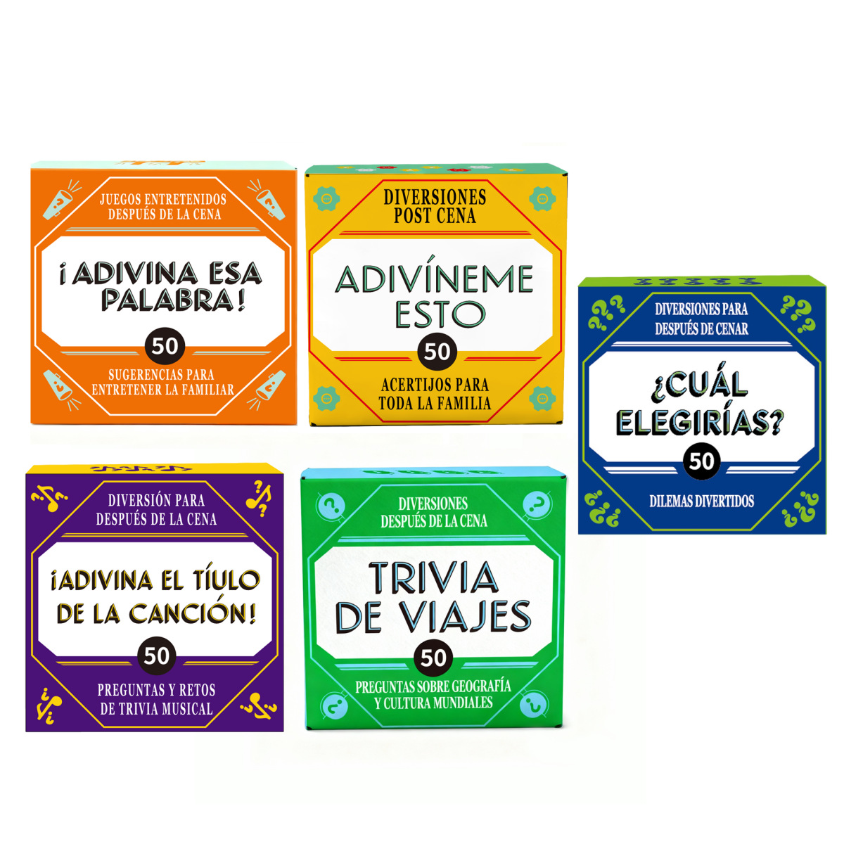 Spanish After-Dinner Card Game Collection – 6 Game Options product view 2