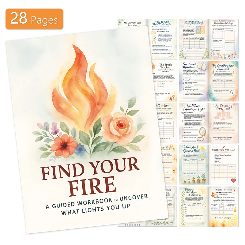 Find Your Fire and Wellness Guidebooks – 6 Options