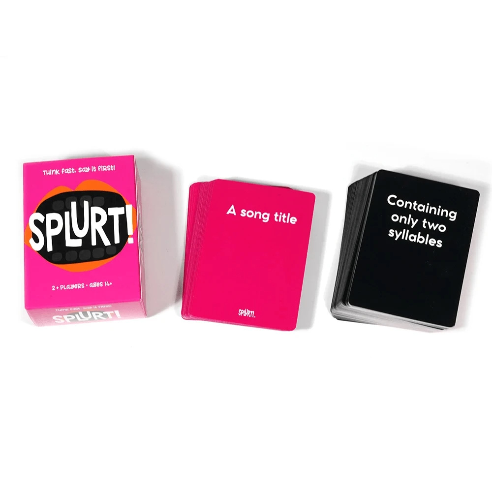 Splurt! Fast-Thinking Word Party Card Game product view 3