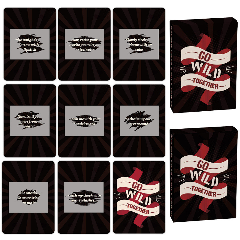 GO WILD Together Couples Scratch-Off Challenge Cards