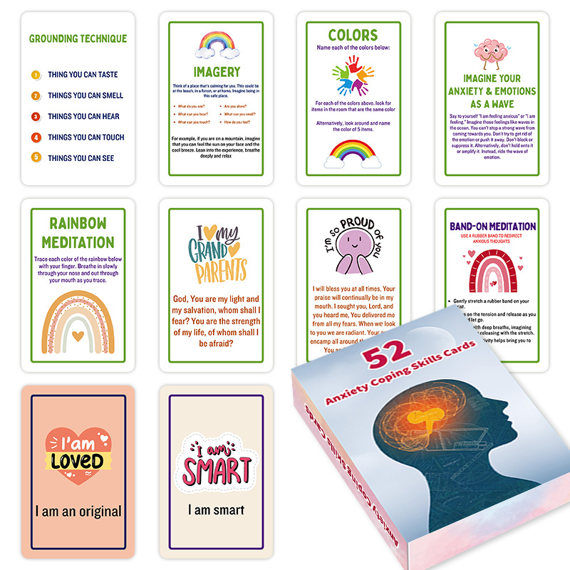 52 Anxiety Coping Skills Cards