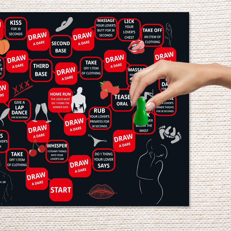 Drunk in Love Couples Drinking Board Game product view 3