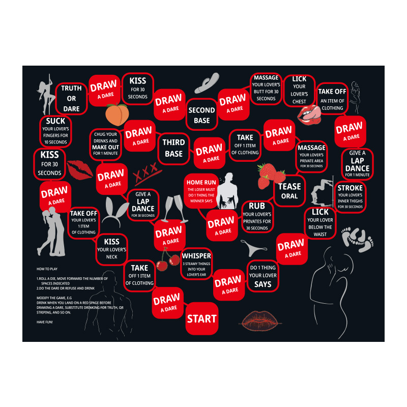 Drunk in Love Couples Drinking Board Game product view 5