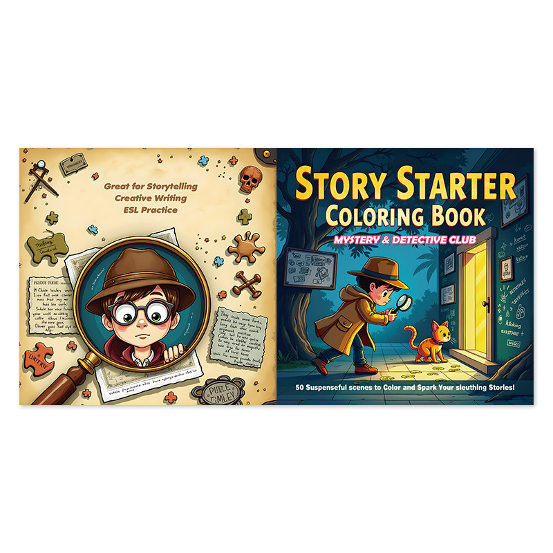 Story Starter Coloring Books – 6 Creative Themes product view 4