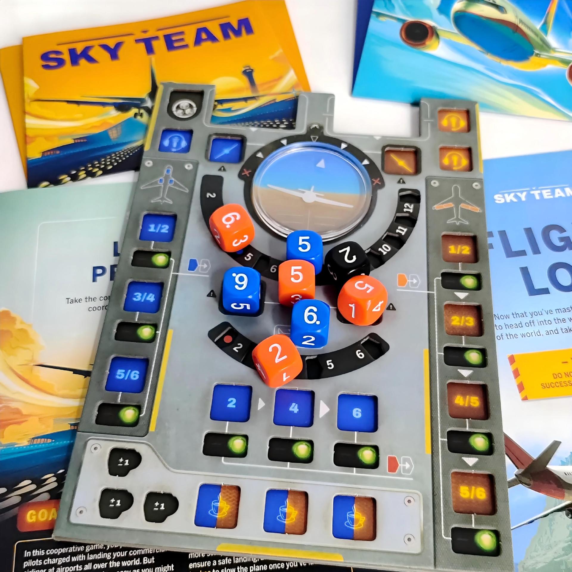 Sky Team English Two-Player Cooperative Board Game product view 2