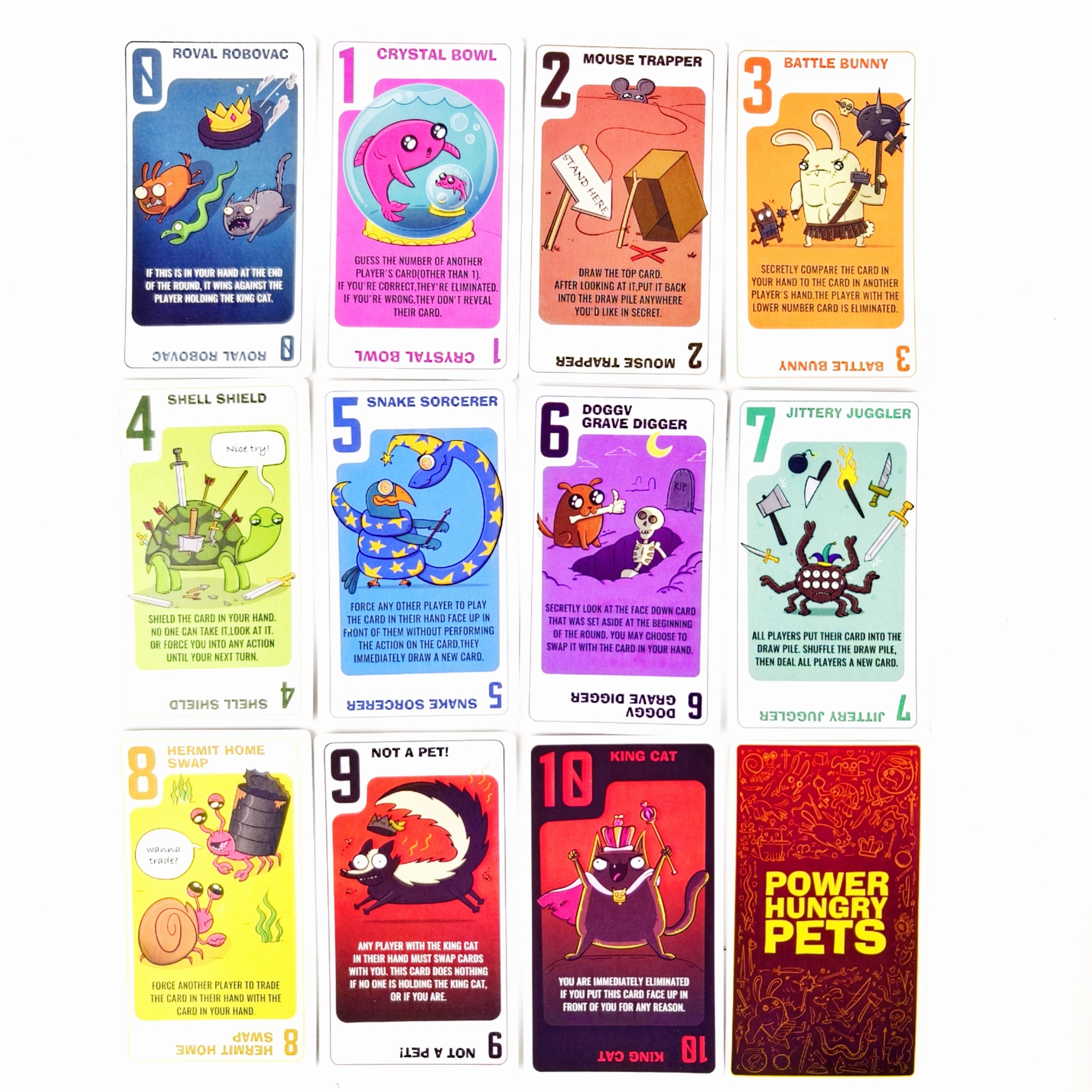 Power Hungry Pets English Strategy Card Game product view 3
