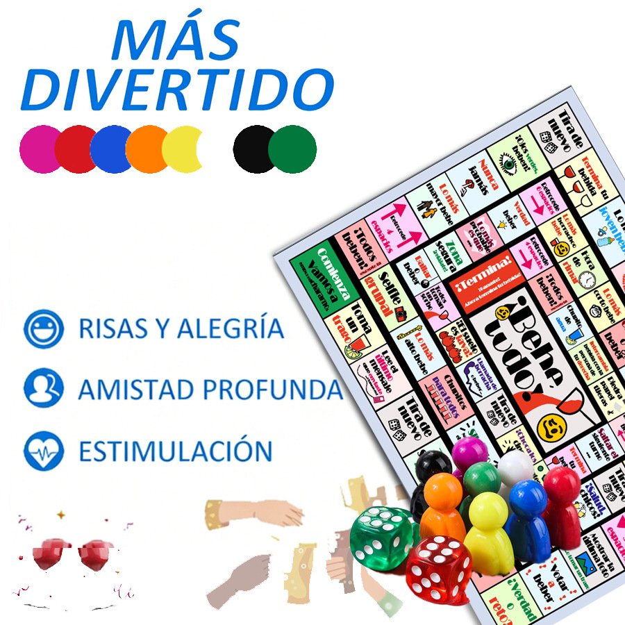 Bebe Tudo Couples Drinking Board Game product view 2