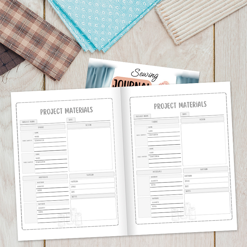 Sewing Journal and Quilting Project Cards – 3 Options product view 4