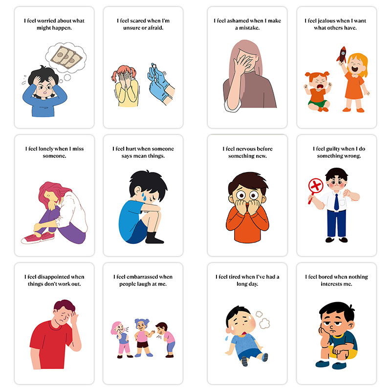 Emotions 110 Mental Health Recognition Cards product view 4