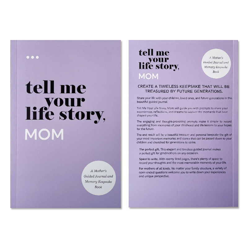 Tell Me Your Life Story, Mom Guided Journal product view 5