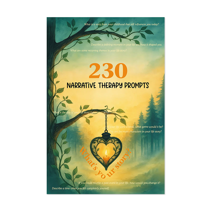 230 Narrative Therapy Prompts Workbook