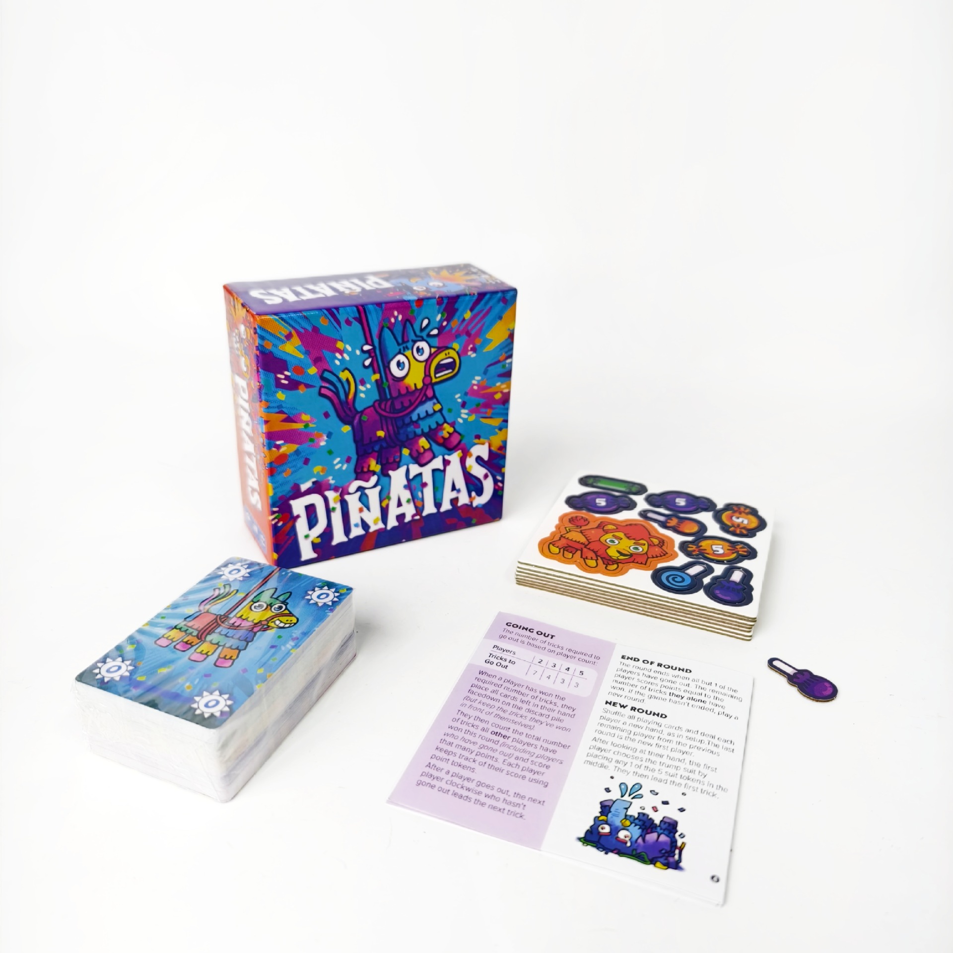 Piñatas Bilingual Trick-Taking Card Game