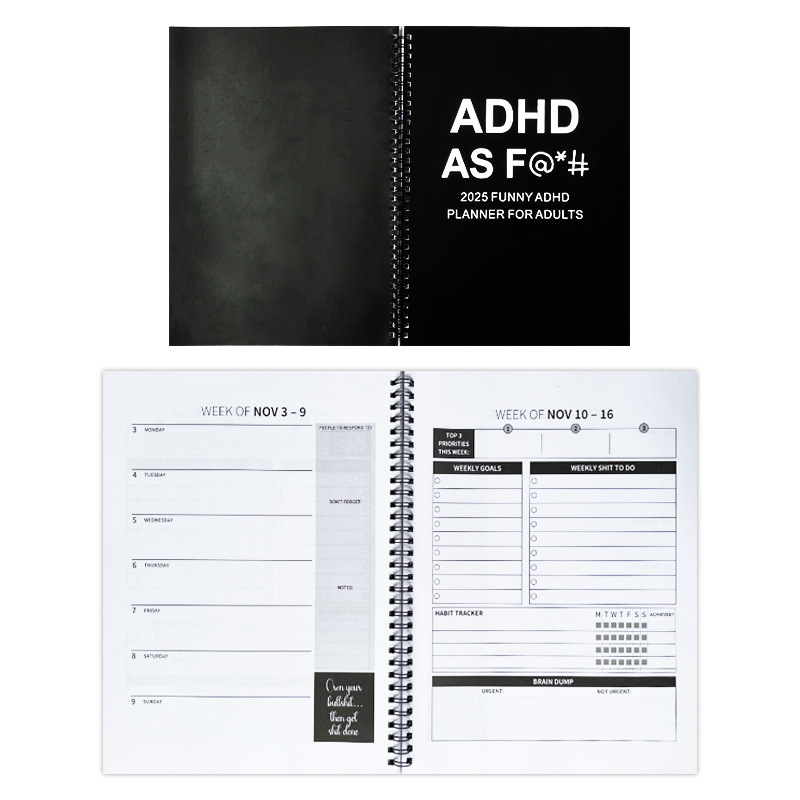 Adult Daily ADHD Planner – Too Many Tabs Edition product view 4