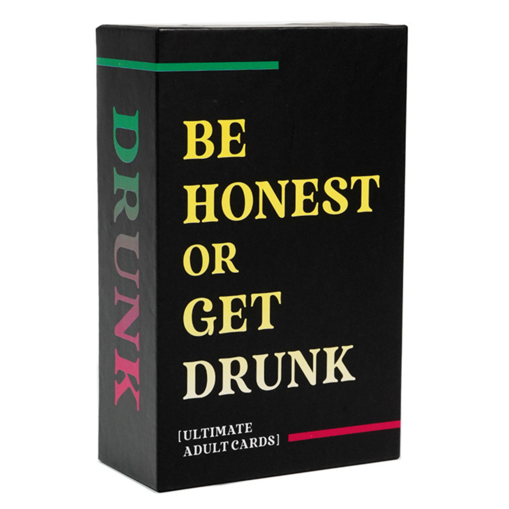 Be Honest or Get Drunk English Party Card Game