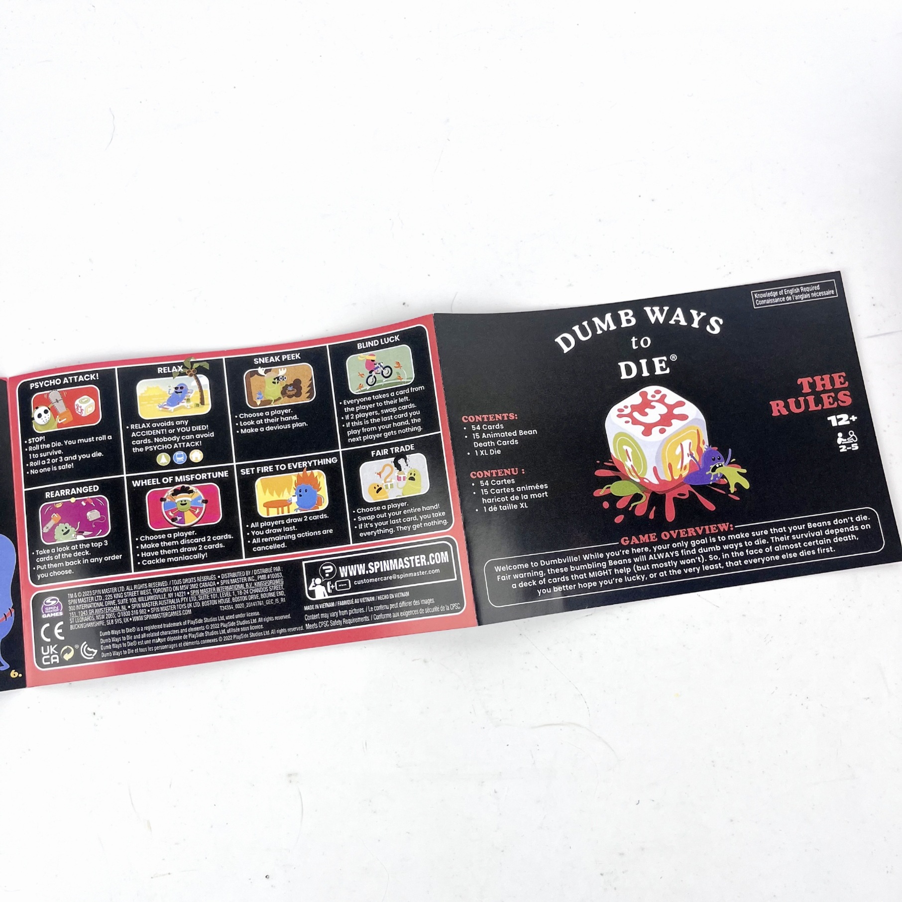 Dumb Ways to Die English Party Card Game product view 3