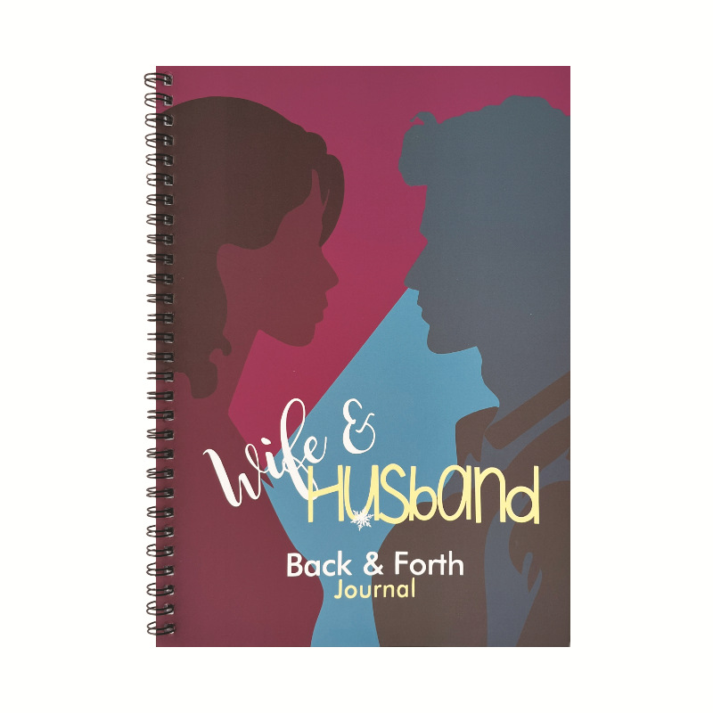 Wife and Husband Back-and-Forth Couples Journal