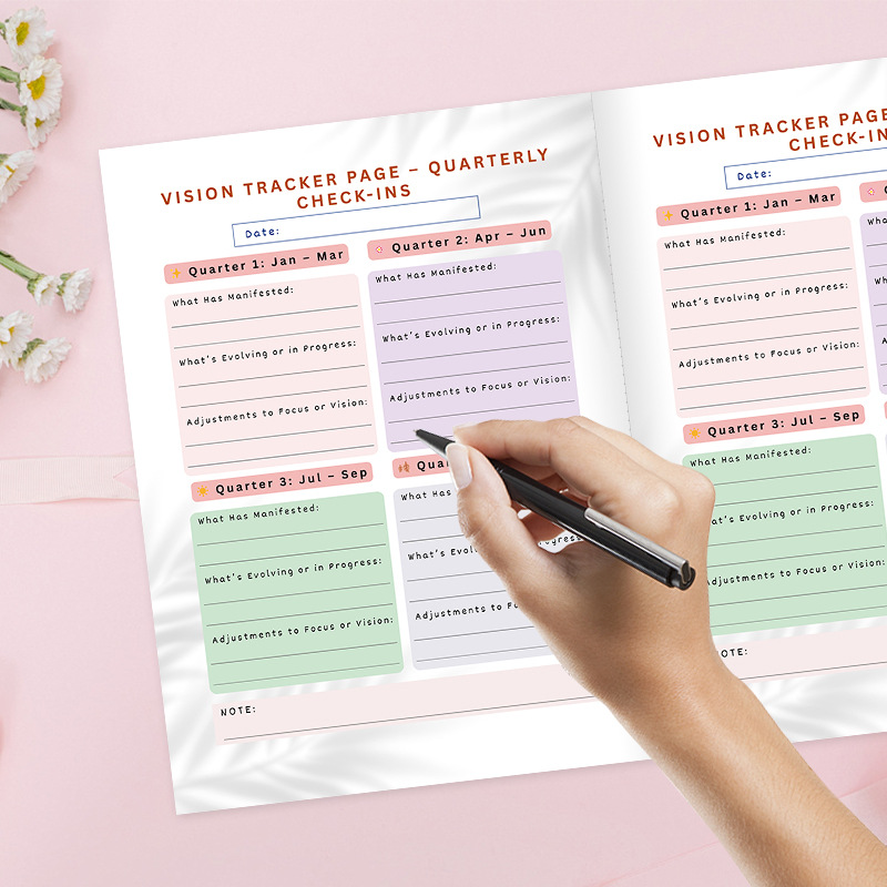 2026 Vision Board and Future Planning Workbook product view 4