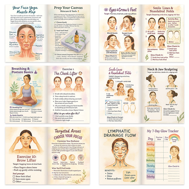 Face Wellness and Radiance Guidebooks – 3 Options product view 3