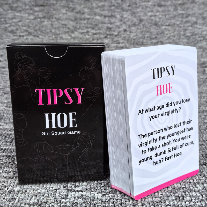 Tipsy Hoe Girls' Night Drinking Party Card Game product view 3