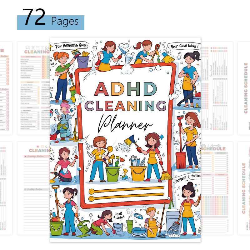 ADHD Cleaning Schedule and Annual Home Checklist