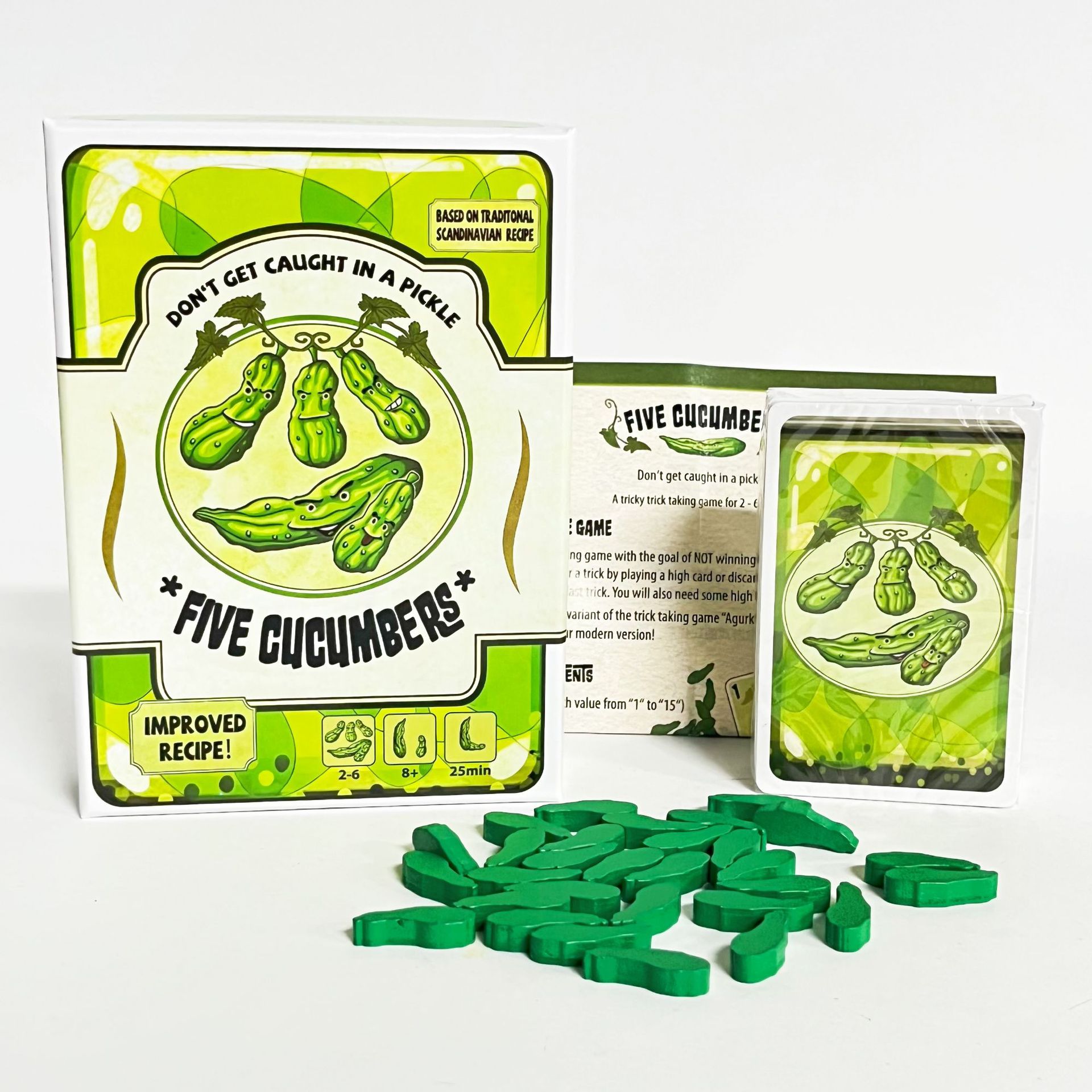 Five Cucumbers Multilingual Trick-Taking Card Game