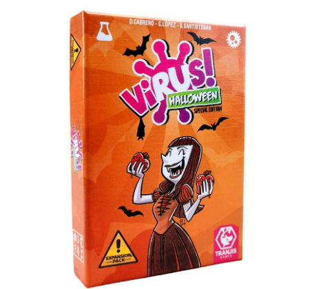 VIRUS! Spanish-Language Family Card Games – 7 Options – Orange VIRUS!
