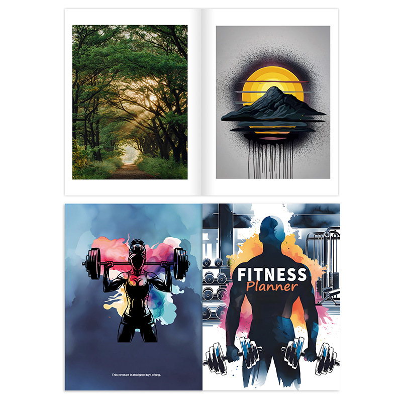Weekly Fitness Planner and Workout Journal product view 3