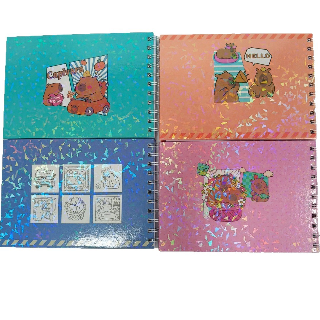 Cute Capybara Stress-Relief Coloring Book product view 5