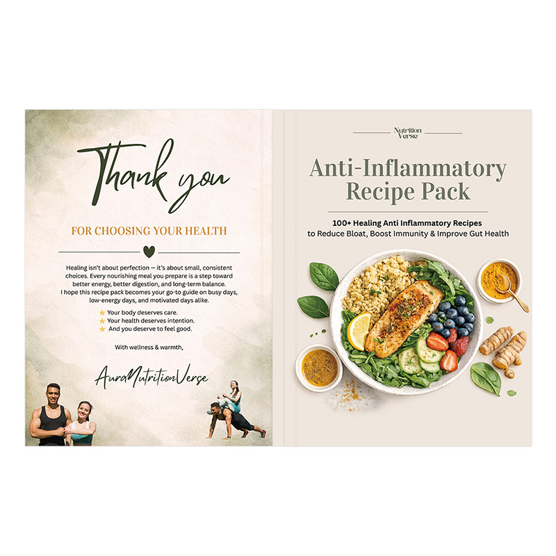 Anti-Inflammatory Recipe Pack and Healthy Eating Guide product view 5