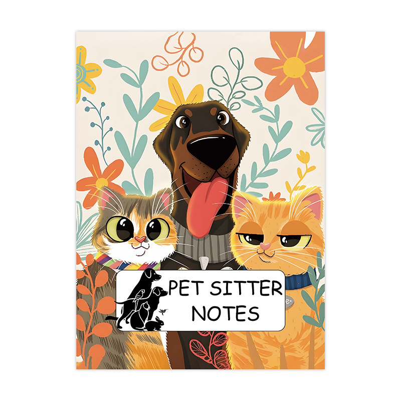 Pet Sitter Notes and Pet Information Record Book