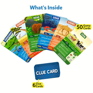 Guess in 10 Animal Planet Kids' Educational Card Game product view 4
