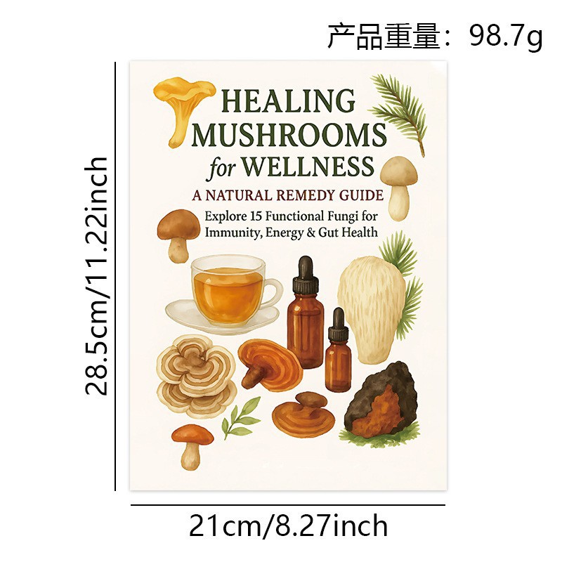 Assorted Guided Planners, Journals and Wellness Workbooks – 74 Options – Healing Mushrooms and Wellness Guide